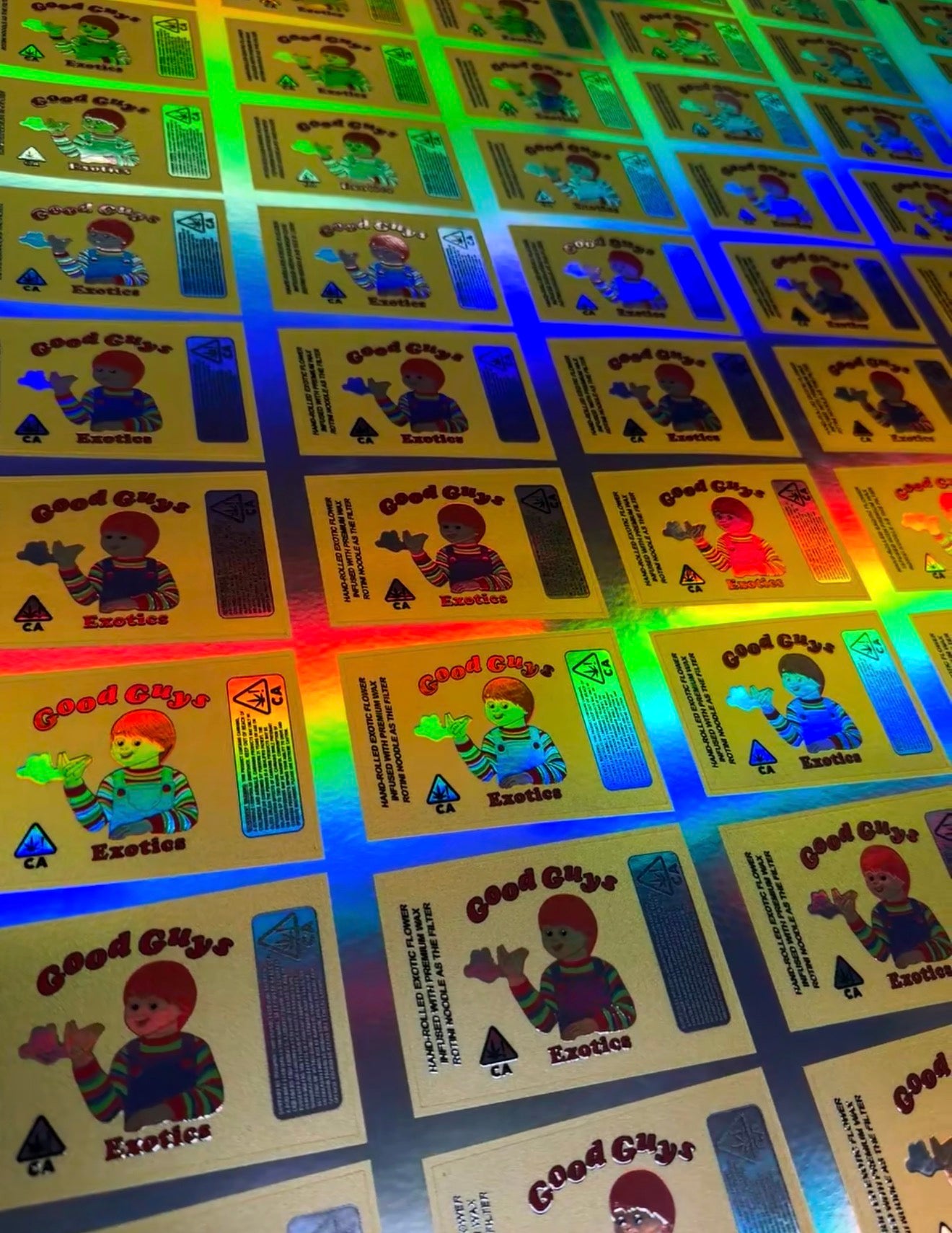 CUSTOM HOLOGRAPHIC STICKERS